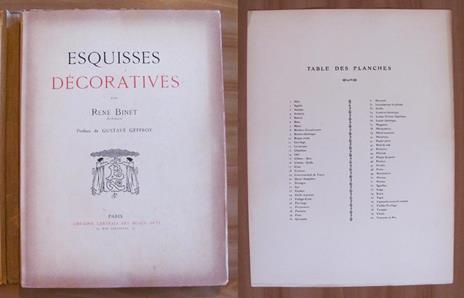 Esquisses Decoratives - 60 Tavole Sciolte Art Nouveau, Anche A Pochoir, In Cartella, Primi '900 - 2