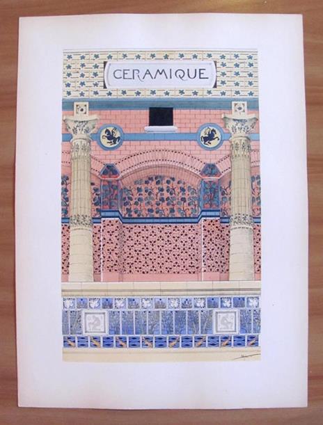 Esquisses Decoratives - 60 Tavole Sciolte Art Nouveau, Anche A Pochoir, In Cartella, Primi '900 - 4