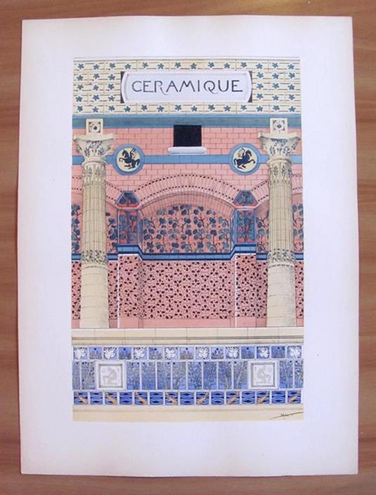 Esquisses Decoratives - 60 Tavole Sciolte Art Nouveau, Anche A Pochoir, In Cartella, Primi '900 - 4