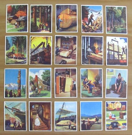 Serie Completa di Figurine 1-20 - THE WOOD - Cop. THE COCA-COLA COMPANY 1943 - copertina