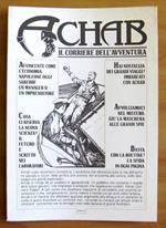 Achab Il Corriere Dell'Avventura - Brochure Pubblicitaria Apribile, 1990 - Rara