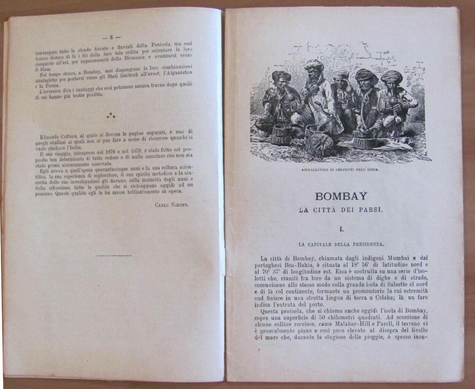 Biblioteca Illustrata dei Viaggi intono al Mondo per Terra e per Mare N.24 - Sonzogno 1899