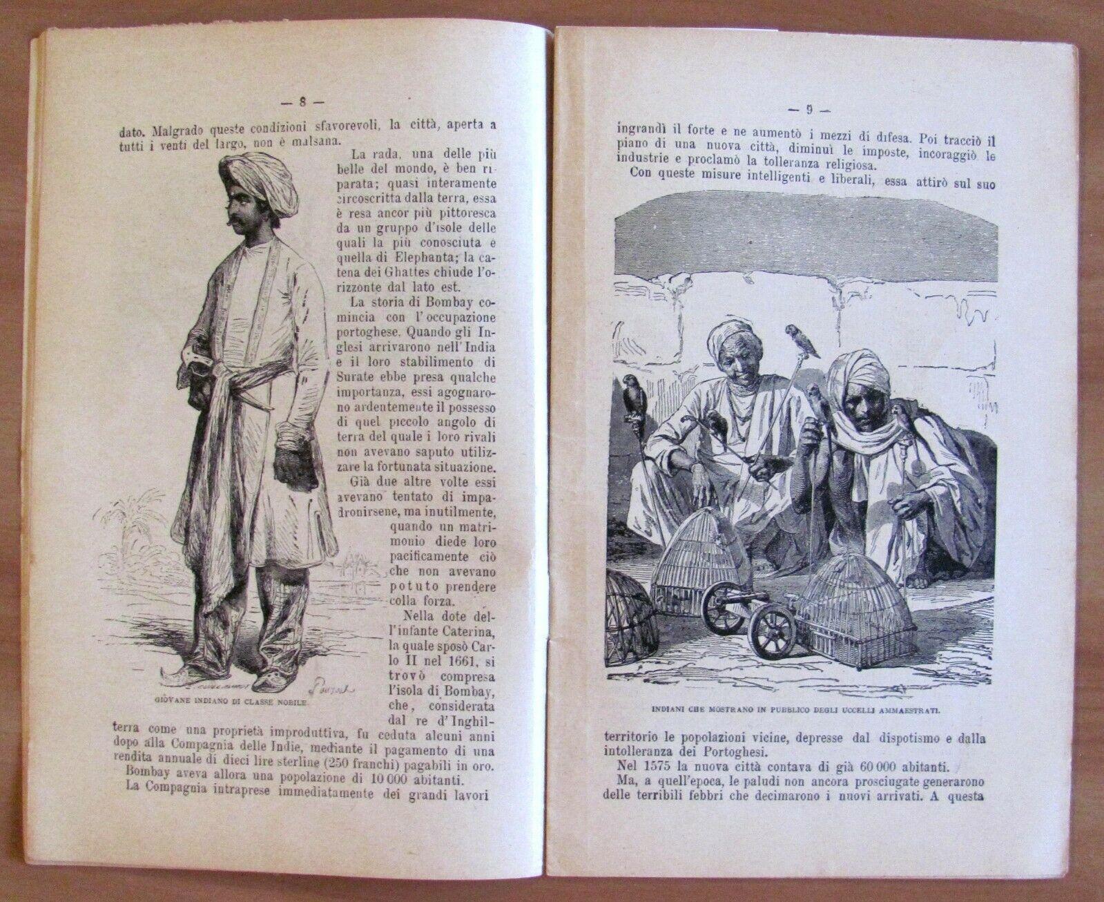 Biblioteca Illustrata dei Viaggi intono al Mondo per Terra e per Mare N.24 - Sonzogno 1899