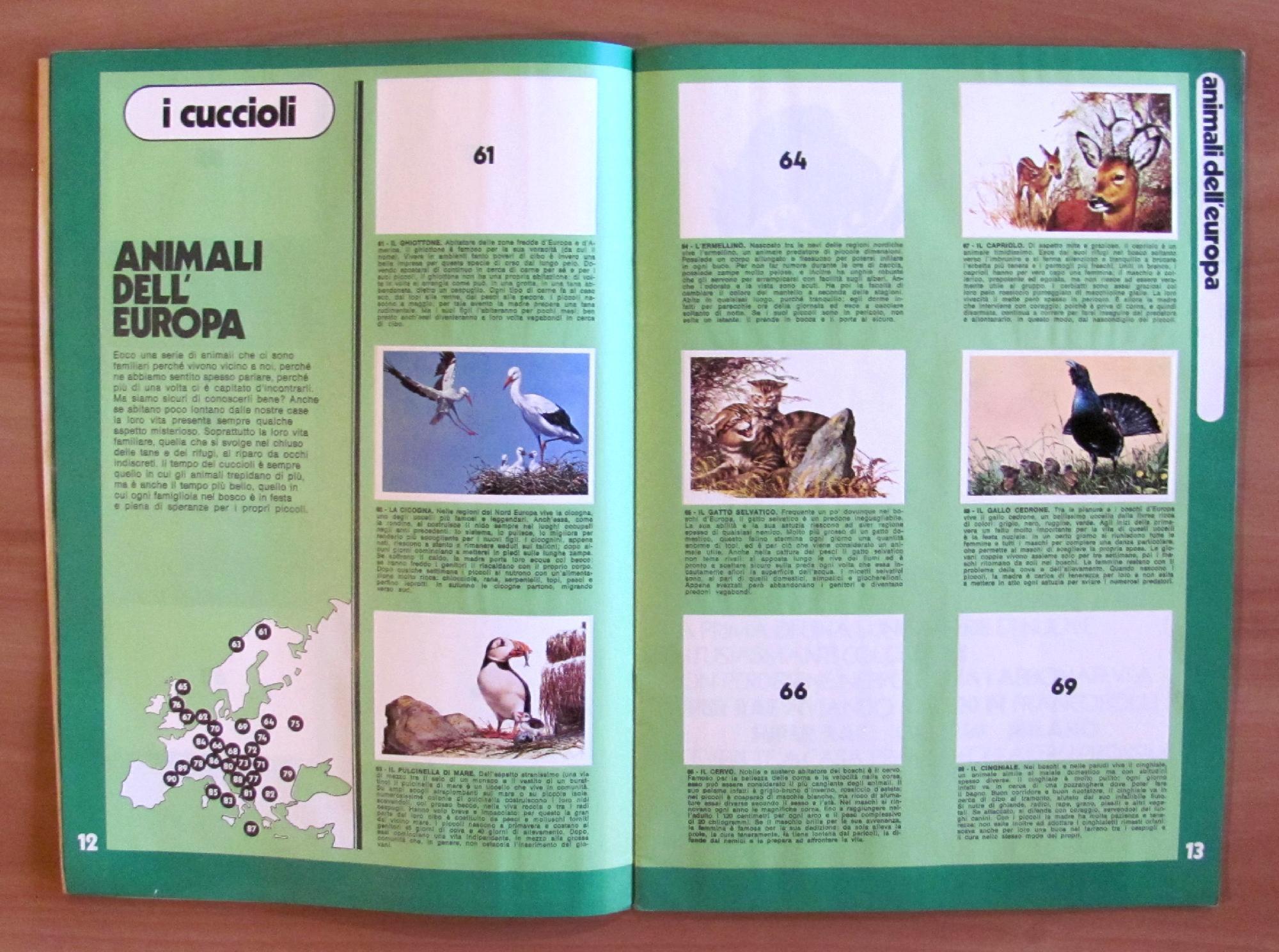 Album Figurine I Cuccioli - Super Raf - Ediraf, 1976 Con 54 Figurine