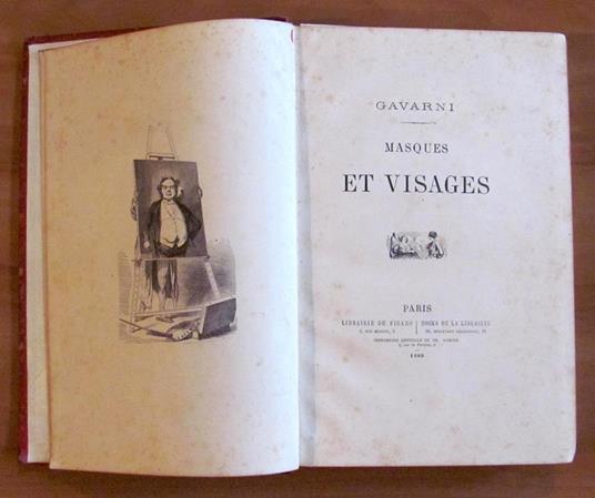 Masques Et Visages - Gavarni - copertina