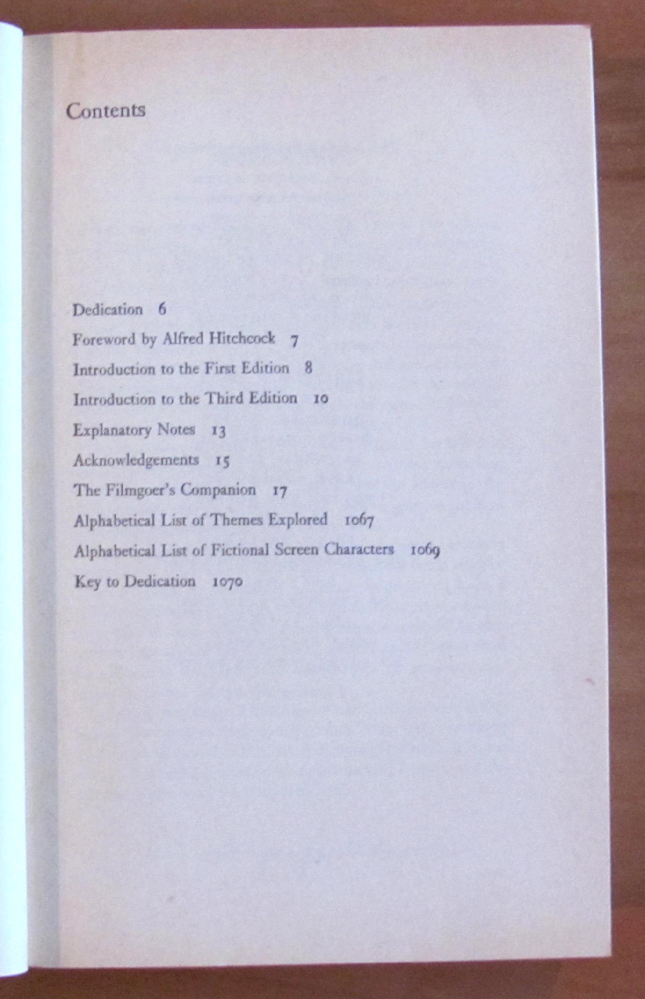 The Filmgoer'S Companion