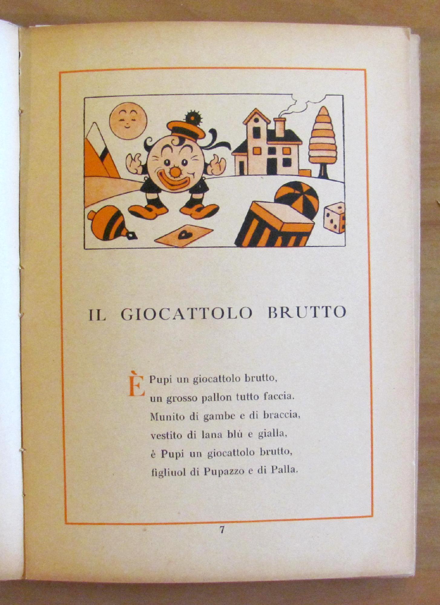 Pupi Giocattolo Infelice Ed Altre Poesie. 1943 Con 28 Disegni Di Rubino