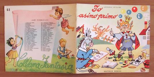Io Asino Primo. Collana Fantasia N.61 - Antonio Rubino - copertina