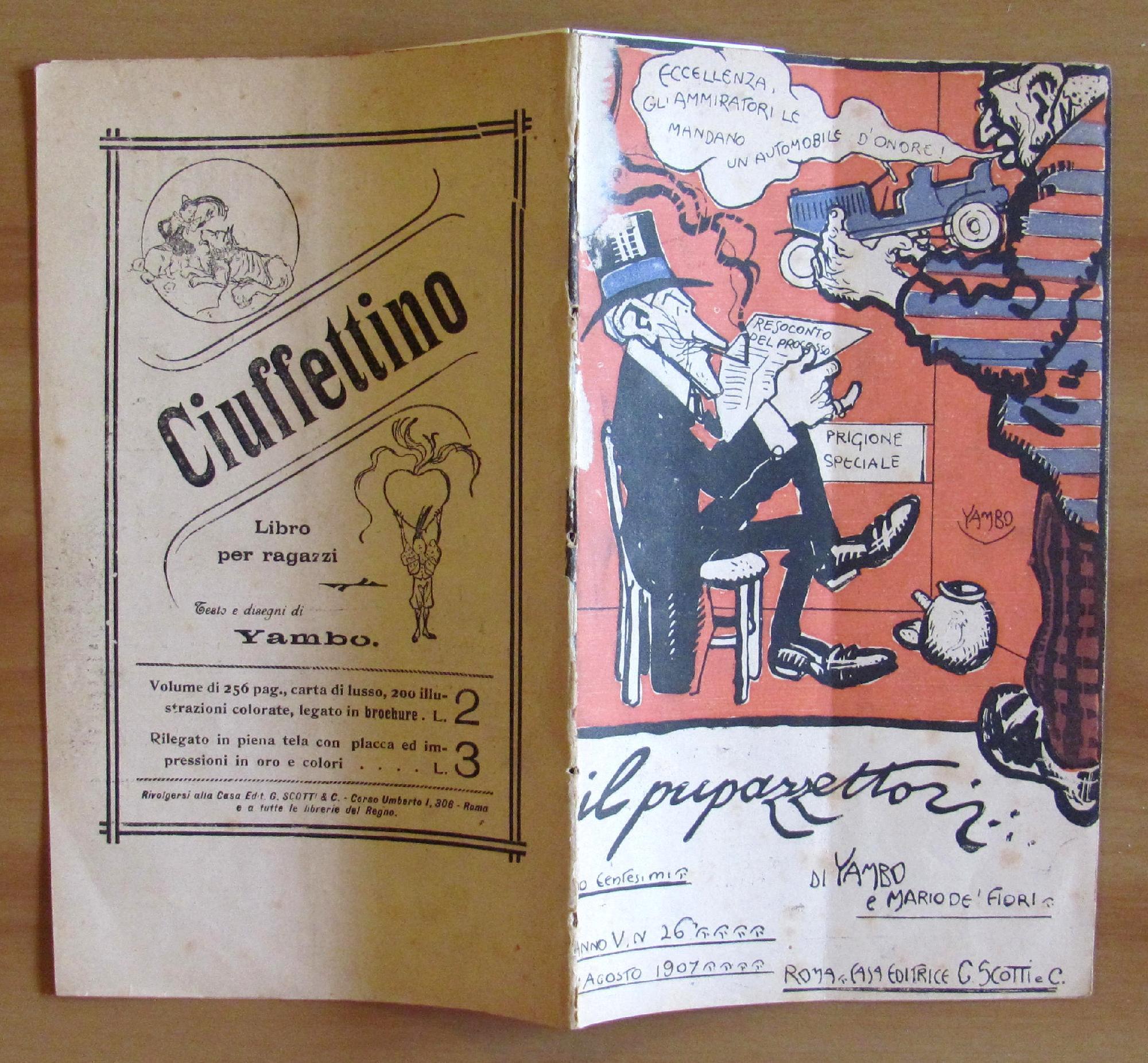 Il Pupazzetto Di Yambo. Anno V. N.26 Del 1 Agosto, 1907