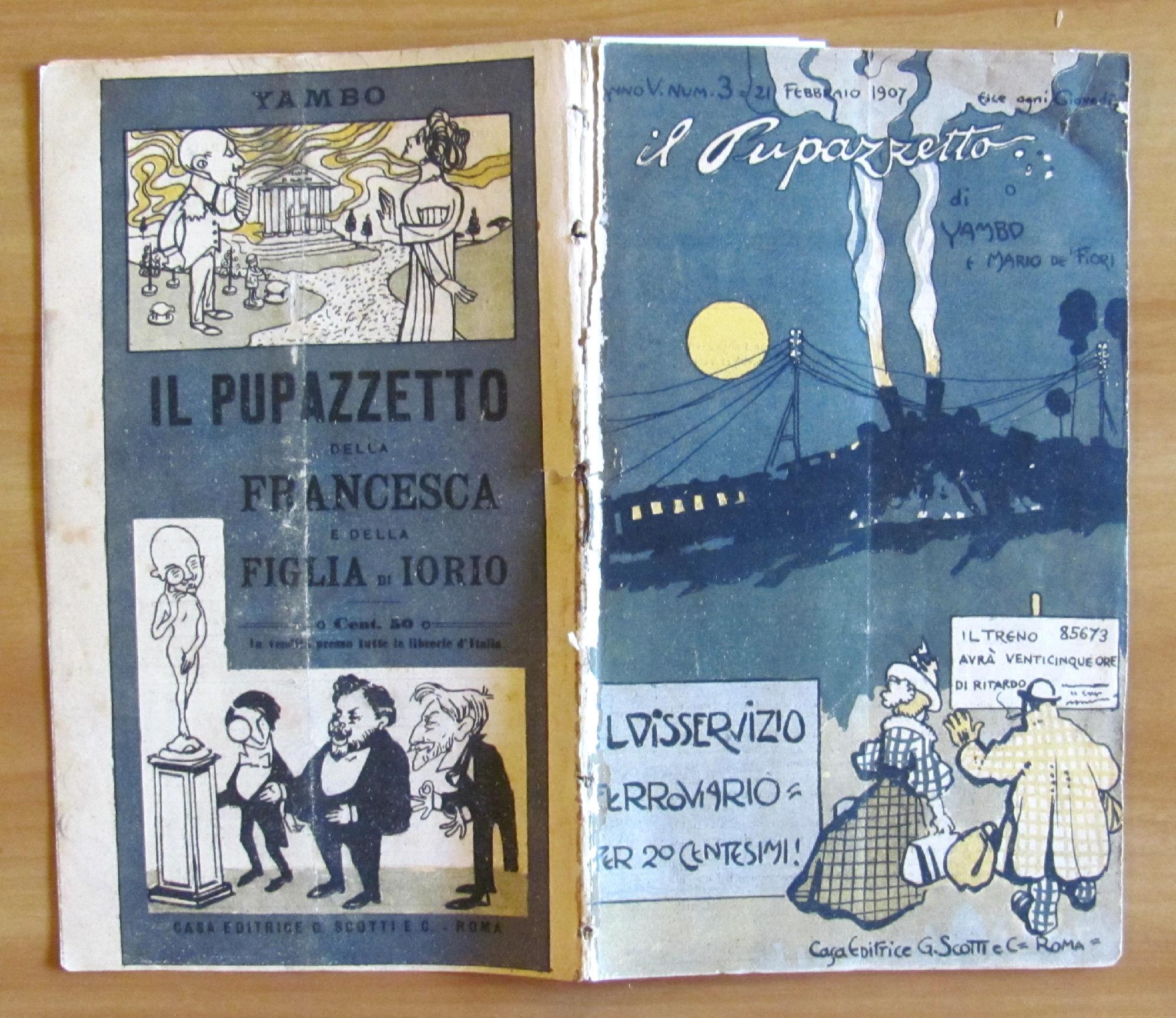 Il Pupazzetto Di Yambo. Anno V. N.3 Del 21 Febbraio, 1907
