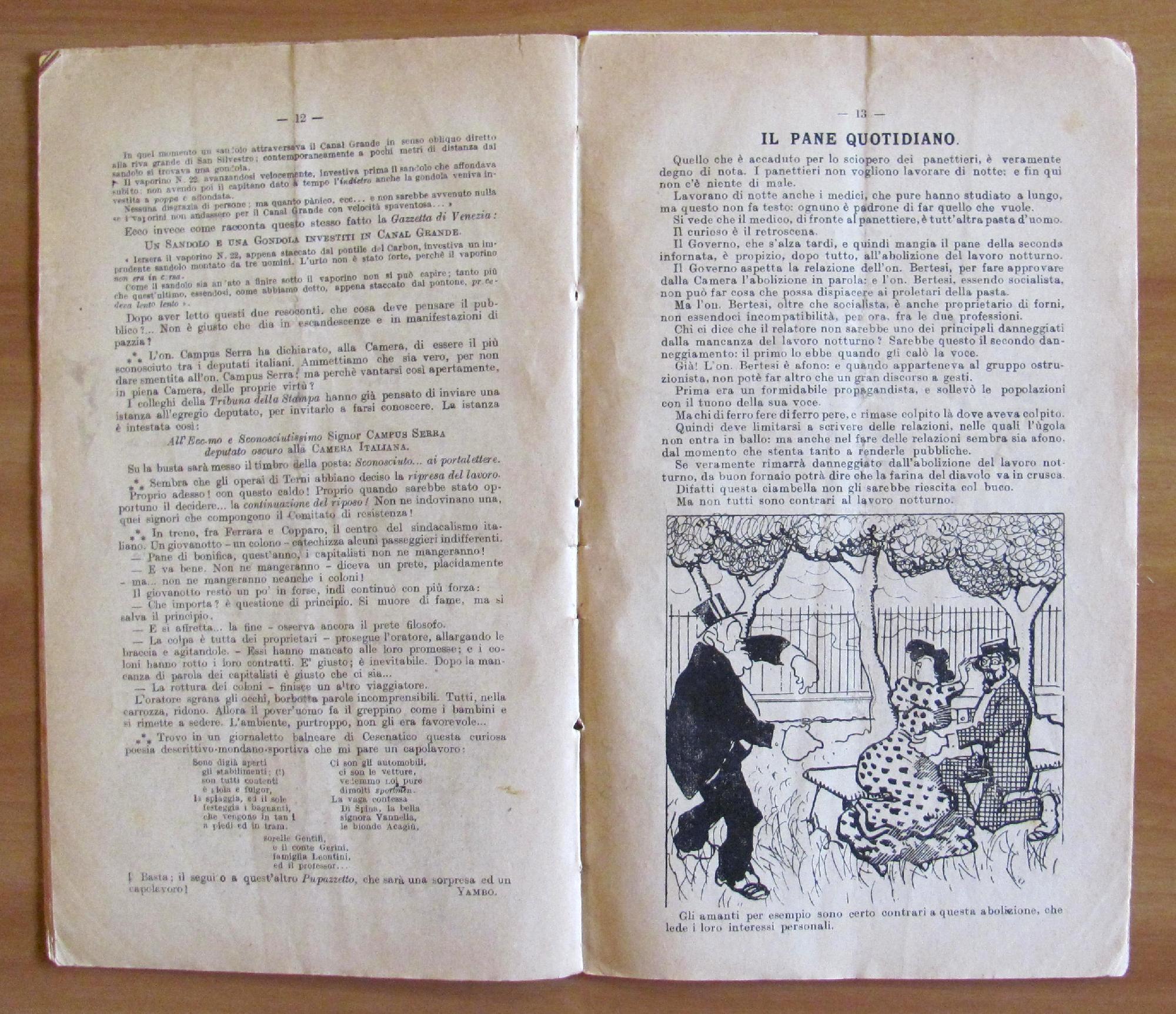 Il Pupazzetto Di Yambo. Anno V. N.22 Del 4 Luglio, 1907