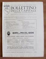 Bollettino Della Capitale. Anno I N.2 1935. Direttore Bottai Di: Governatorato Di Roma