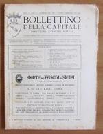 Bollettino Della Capitale. Anno I N.3 1935. Direttore Bottai Di: Governatorato Di Roma
