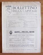 Bollettino Della Capitale. Anno I N.9 1936. Direttore Bottai Di: Governatorato Di Roma
