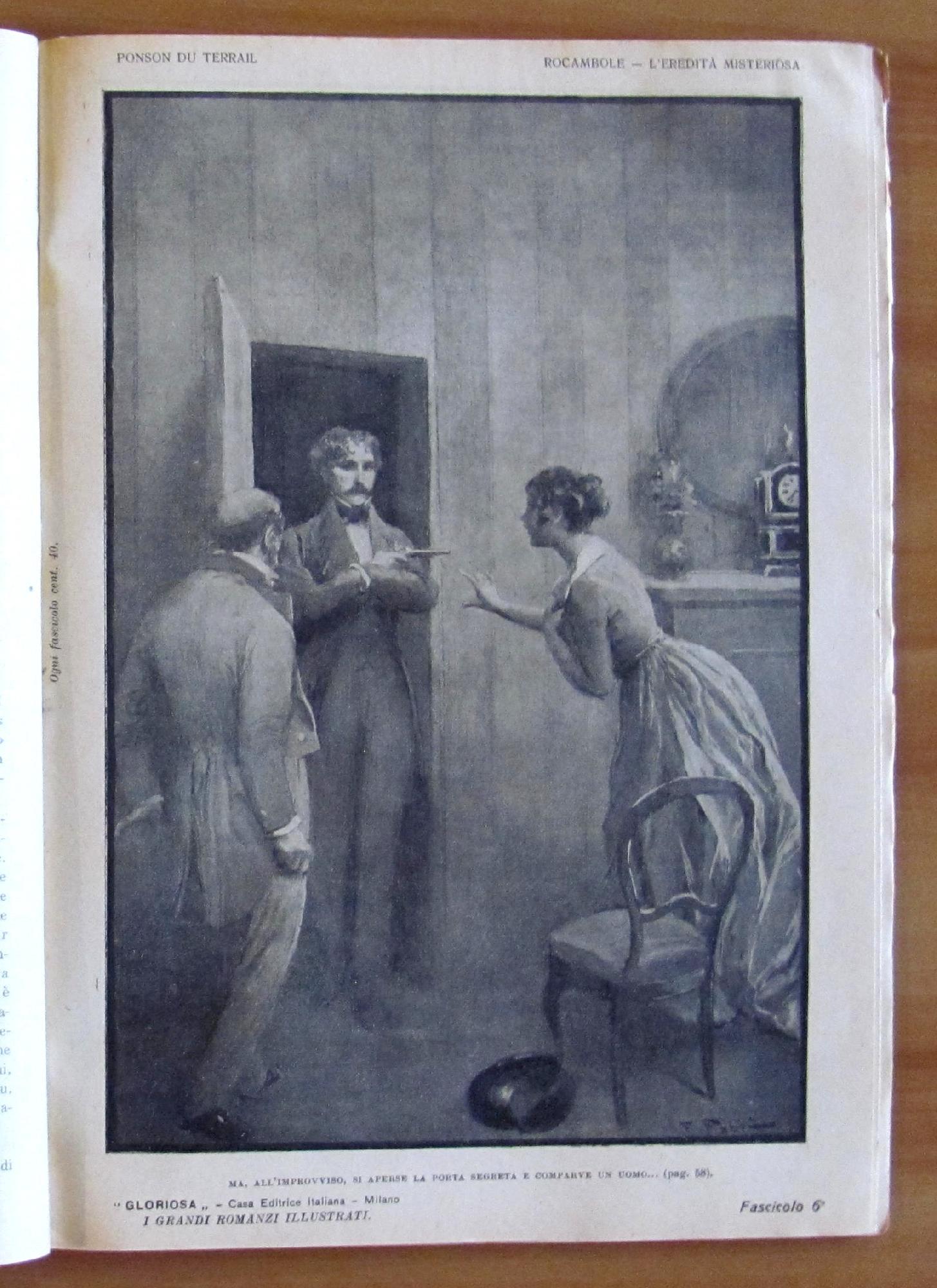 Rocambole - L'Eredità Misteriosa - Ed. Gloriosa Anni 30 - Fascicoli 1/12 Completo