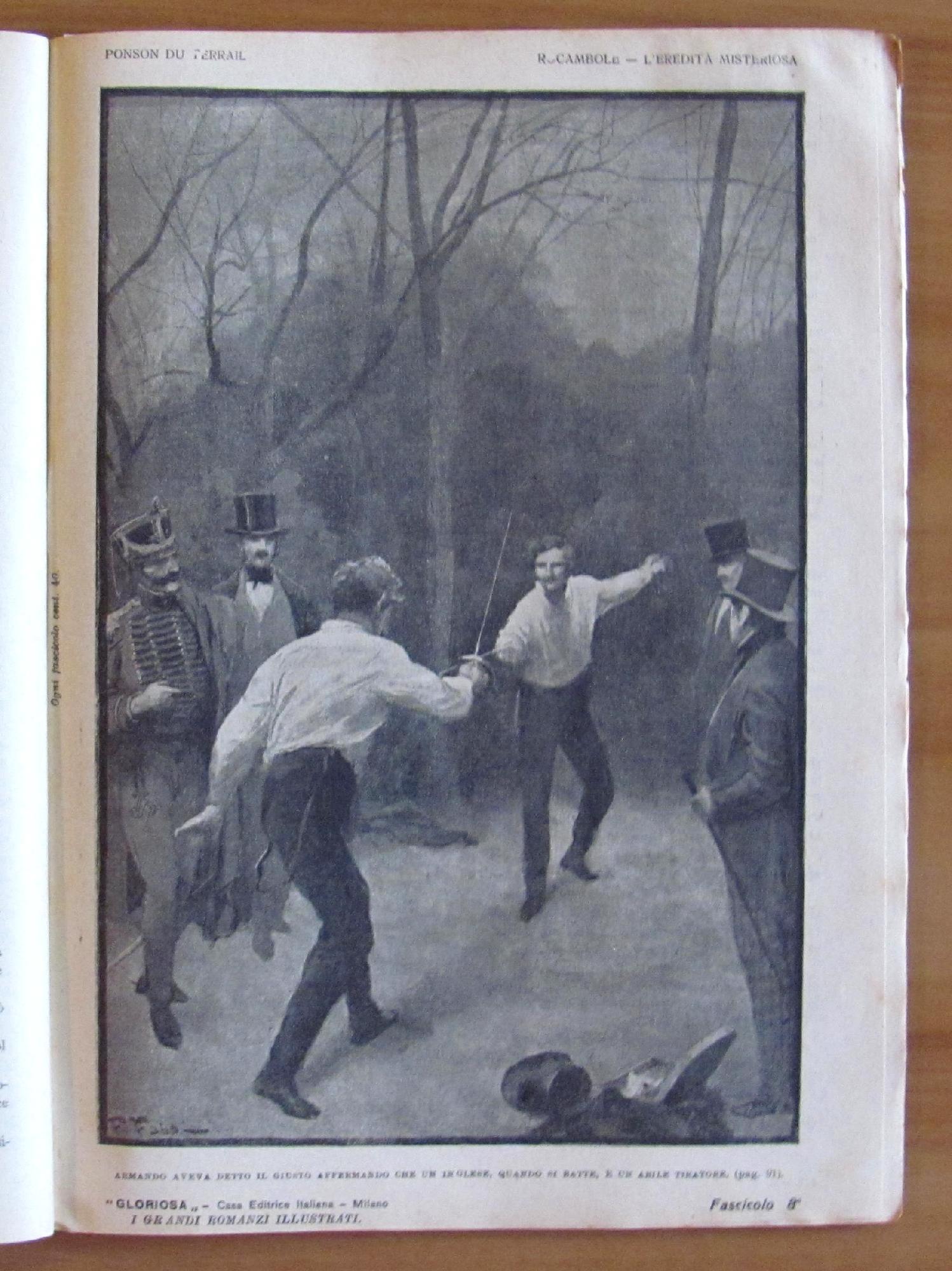 Rocambole - L'Eredità Misteriosa - Ed. Gloriosa Anni 30 - Fascicoli 1/12 Completo