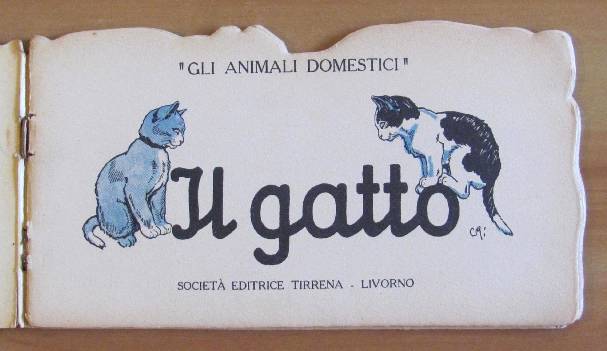 Il Gatto - Coll. Animali Domestici, 1941 - Ill. Romanelli