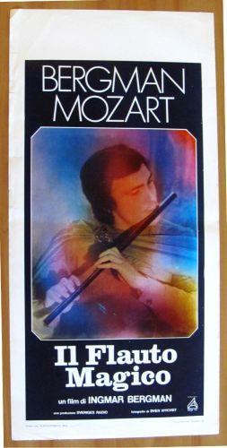 Locandina Originale INGMAR BERGMAN MOZART - IL FLAUTO MAGICO, I edizione 1976 - Ingmar Bergman - copertina
