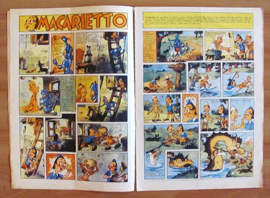 Giornalino Di Carroccio N.11, 1947 - Salgari E Macarietto Con Pinocchio - 3