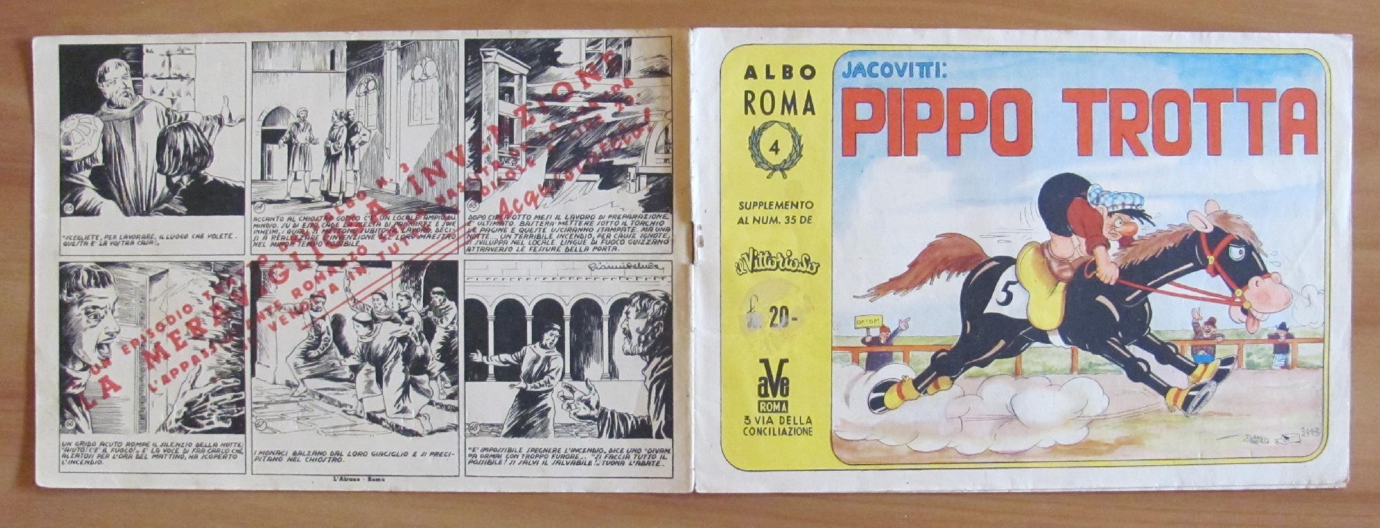 Albo Roma N.4 - Jacovitti - Pippo Trotta