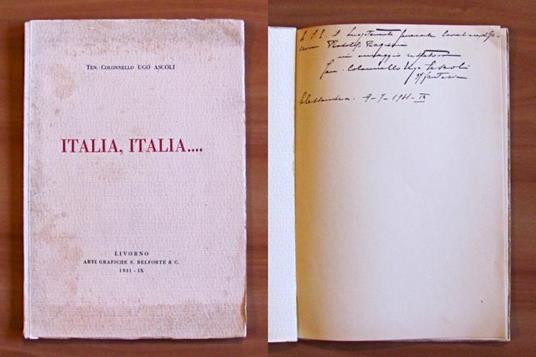 Italia - Ugo Ascoli - copertina