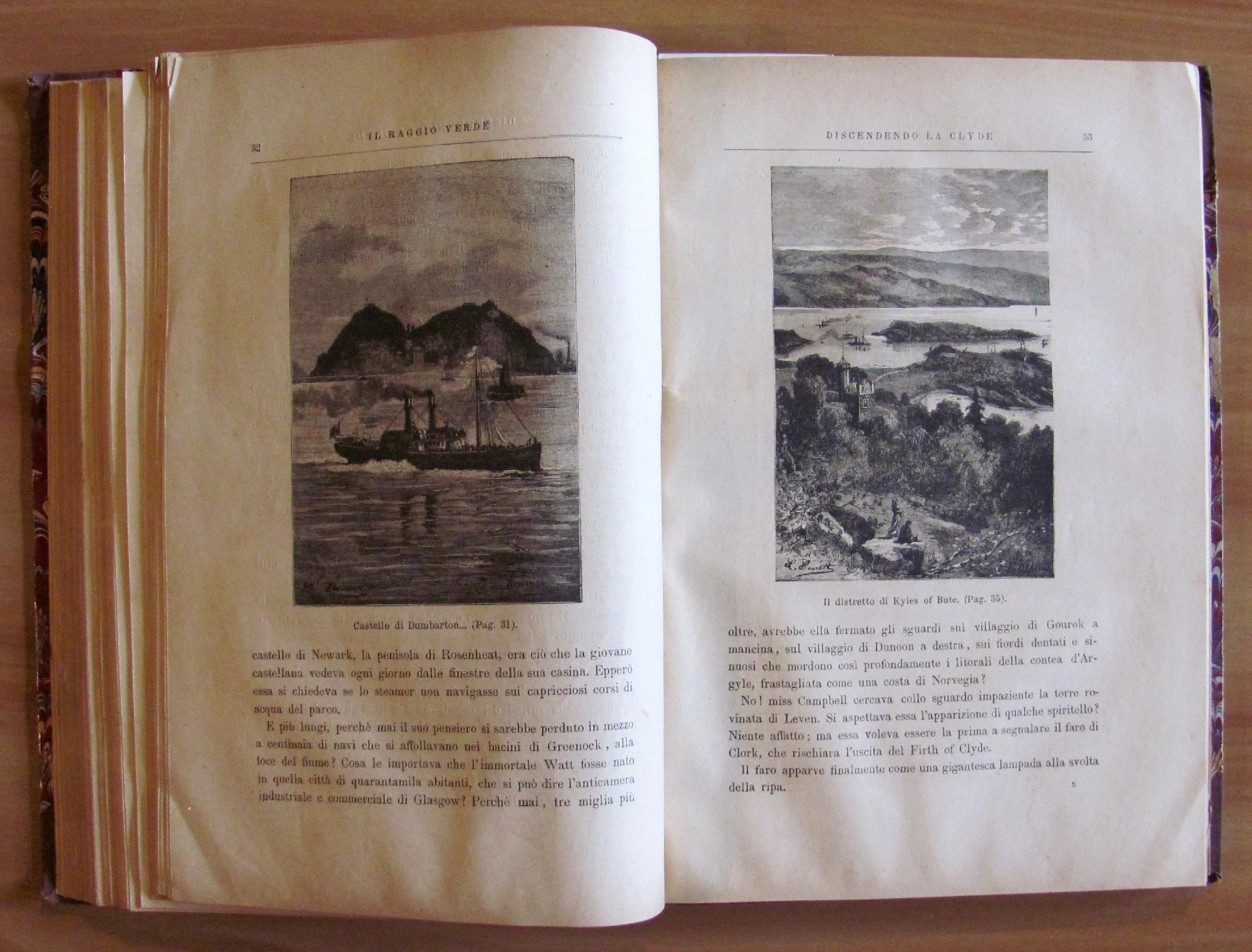 L' Abitazione Nel Deserto Unito A Il Raggio Verde - Collana Avventure Di Terra E Di Mare