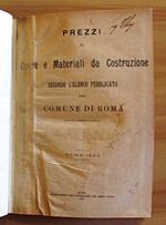 S.P.Q.R. Tariffa Dei Prezzi 1924-27