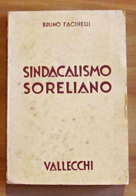 Sindacalismo Soreliano - Bruno Facinelli - copertina