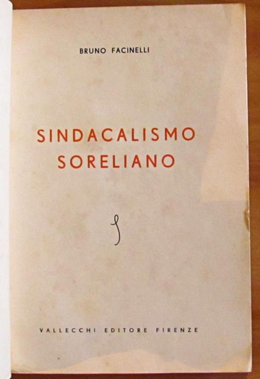 Sindacalismo Soreliano - Bruno Facinelli - 3