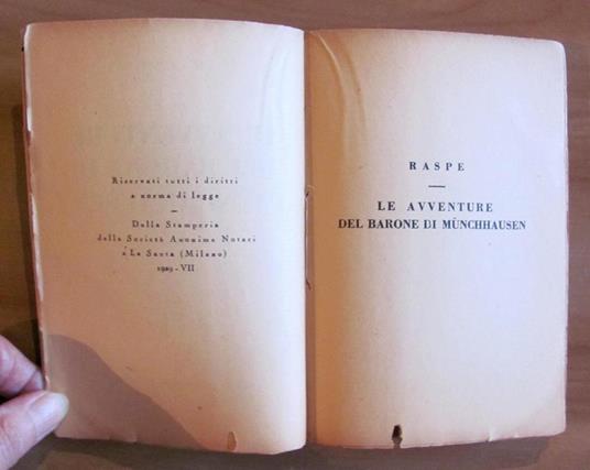 Avventure Del Barone Di Munchhausen - Collana I Libri Divertenti - Rudolf Raspe - 2