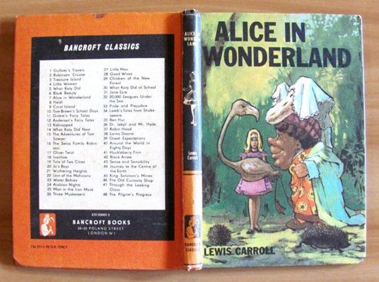 Alice In Wonderland - Bancroft Classic N.7 - Lewis Carroll - copertina