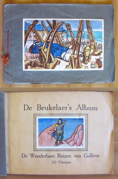 Onderbare Reizen Van Gulliver - Beukelaer Album, 1940 Con 125 Figurine Completo - copertina