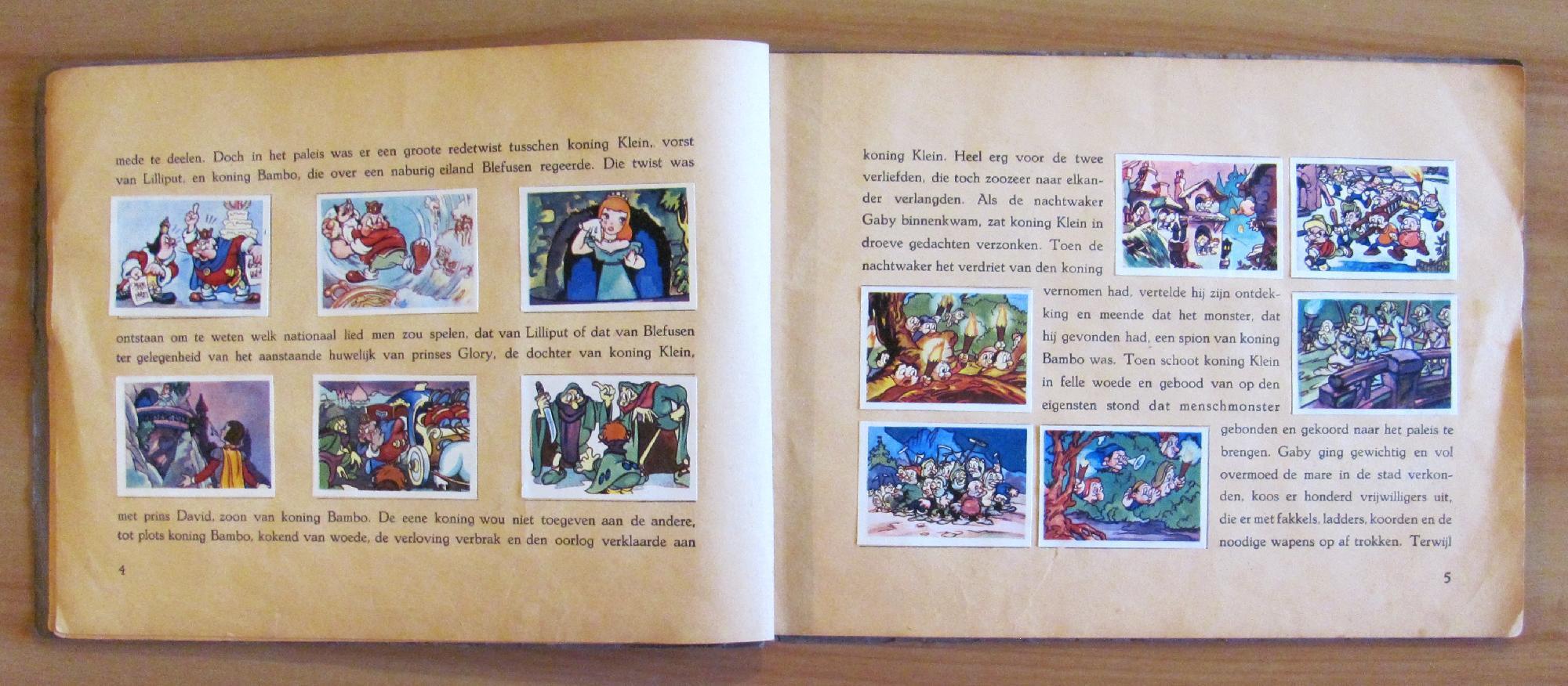 Onderbare Reizen Van Gulliver - Beukelaer Album, 1940 Con 125 Figurine Completo