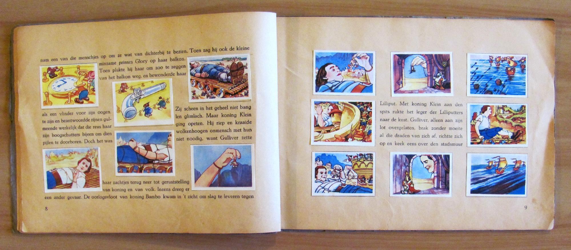 Onderbare Reizen Van Gulliver - Beukelaer Album, 1940 Con 125 Figurine Completo