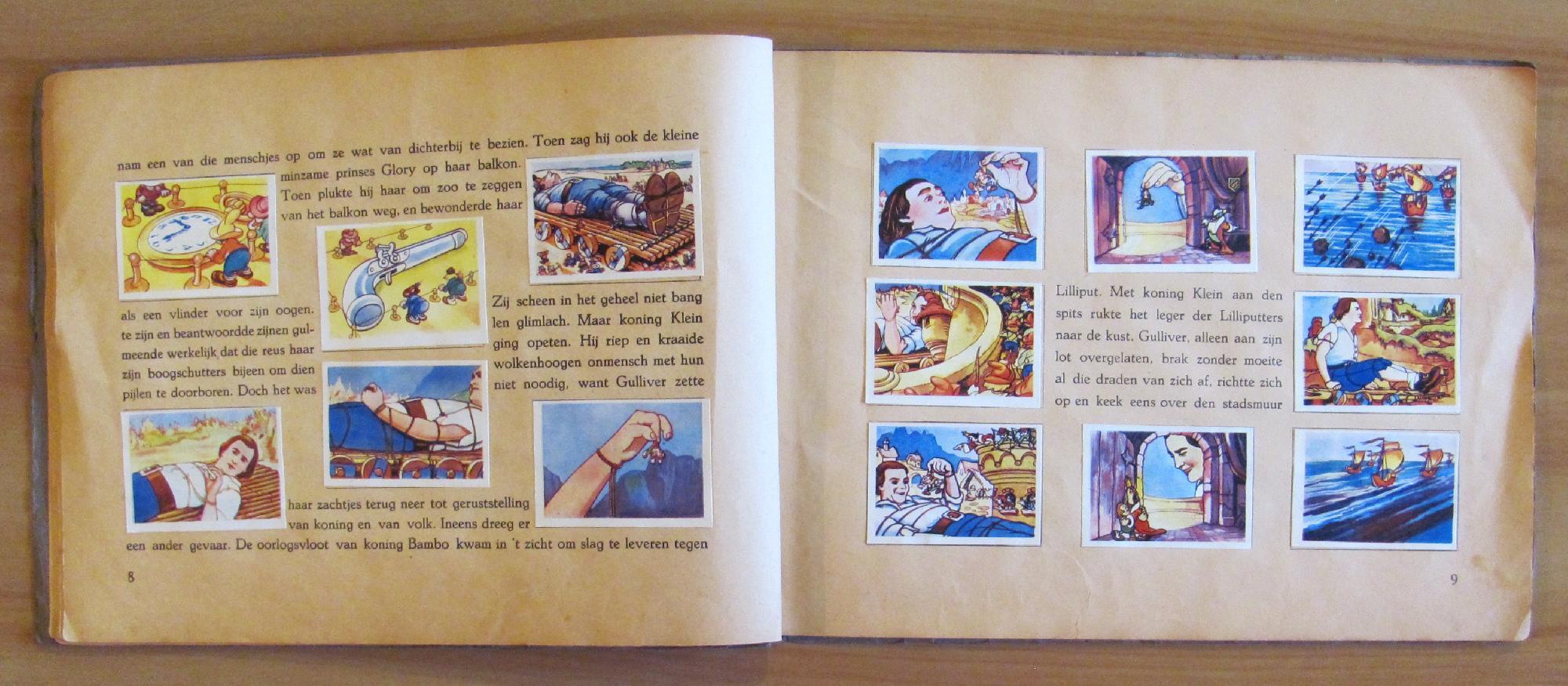 Onderbare Reizen Van Gulliver - Beukelaer Album, 1940 Con 125 Figurine Completo