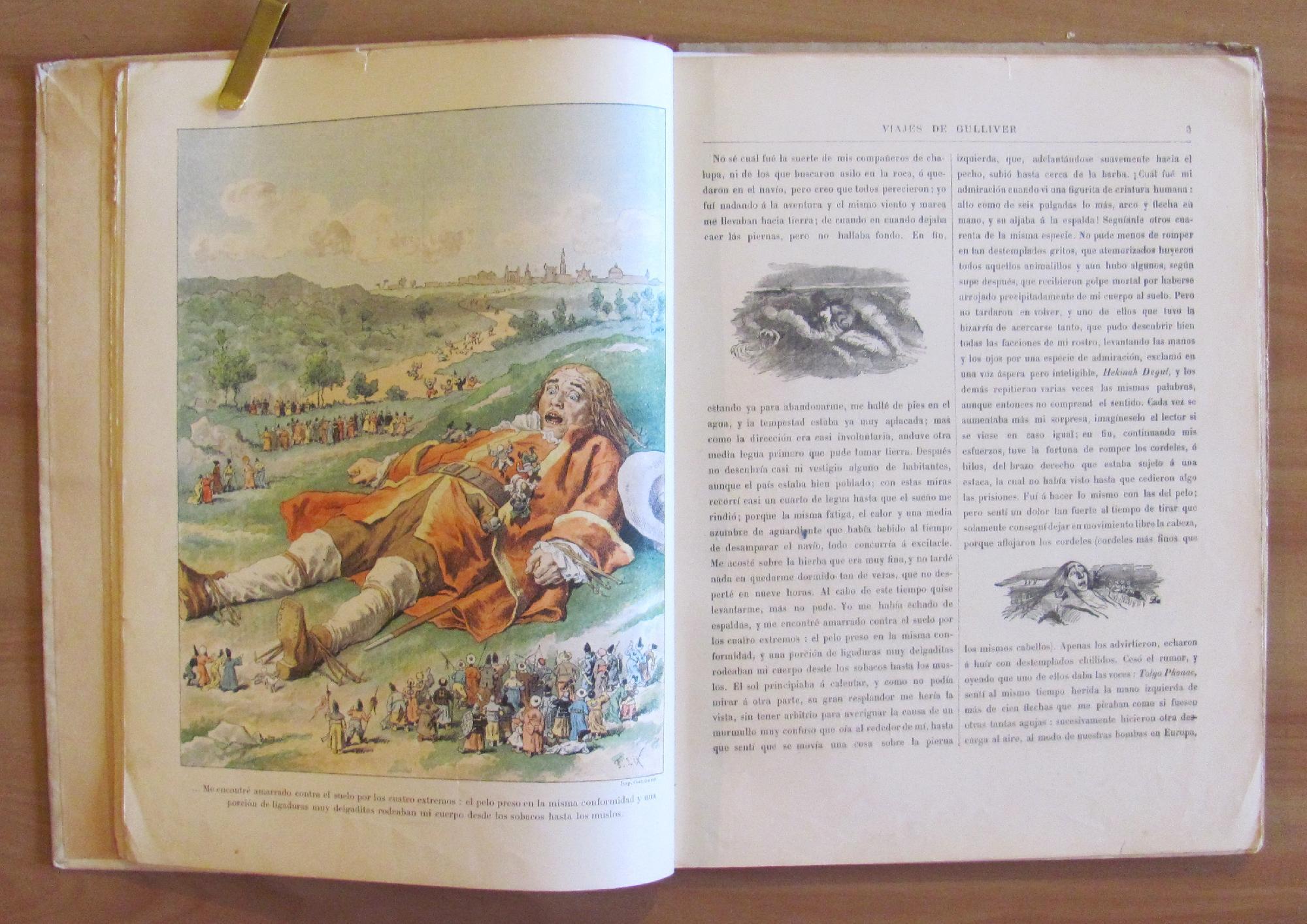 Viajes De Gulliver A Diversos Paises Remotos, 1911 Ill. Granville E Lix