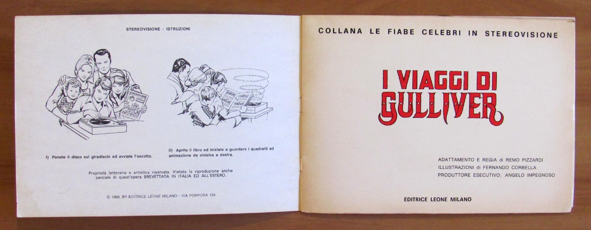 Stereovisione Le Fiabe Celebri Con Disco 45" - I Viaggi Di Gulliver