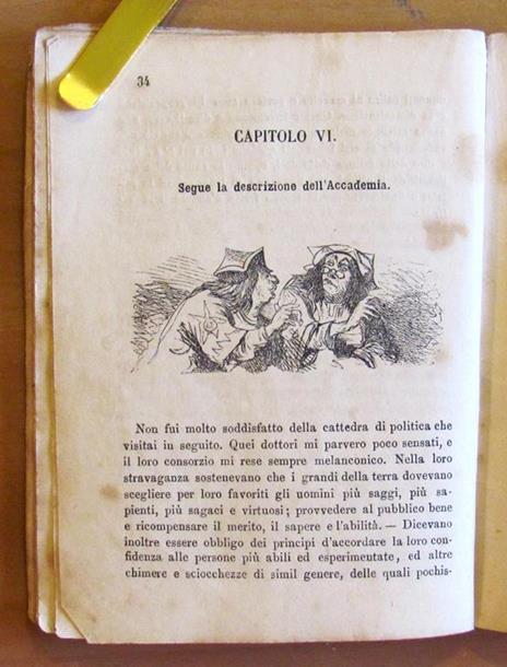 Almanacco Illustrato del maraviglioso viaggio di Gulliver a Laputa, 1864 - Jonathan Swift - 7