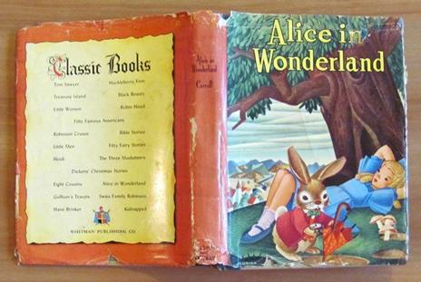 Alice'S Adventures In Wonderland & Through Looking Glass - Whitman, 1945 - Lewis Carroll - copertina