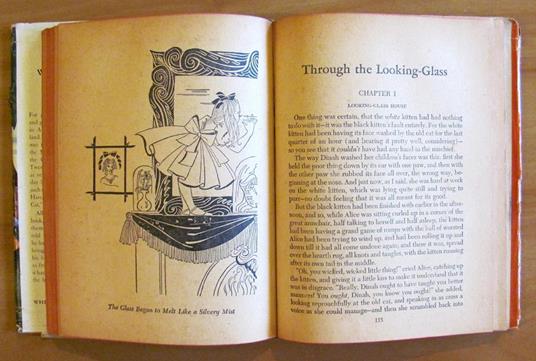 Alice'S Adventures In Wonderland & Through Looking Glass - Whitman, 1945 - Lewis Carroll - 8