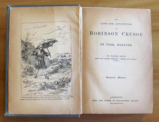 Life and Adventures of ROBINSON CRUSOE of York, Mariner - Complete Edition, primi '900 - Daniel Defoe - 2