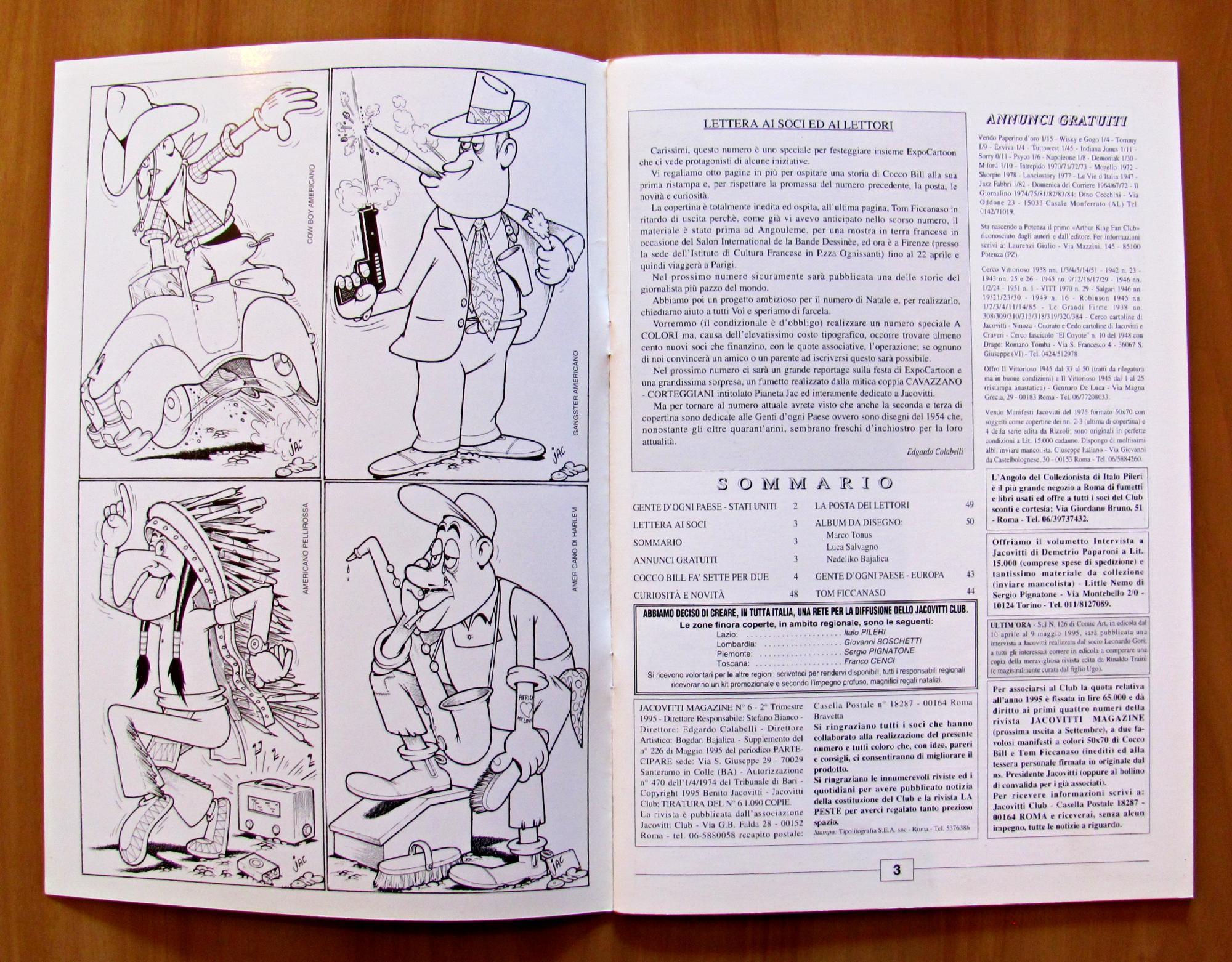 Jacovitti Magazine - Anno Ii N.6 - Giugno 1995