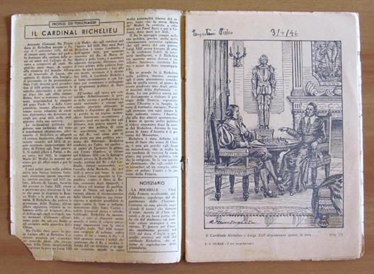 I Tre Moschettieri - Fascicoli Sciolti 1/5+7 Del 1946 - Alexandre Dumas - 5