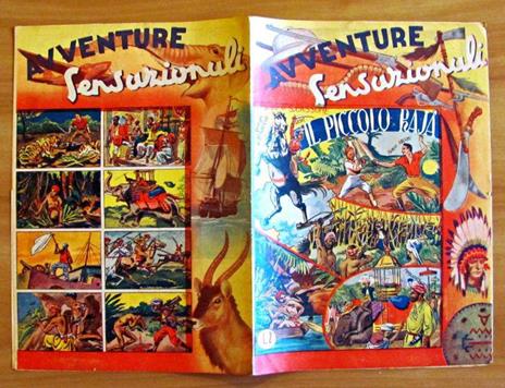 Il Piccolo Rajà - Collana Avventure Sensazionali - Sandro Cassone - copertina
