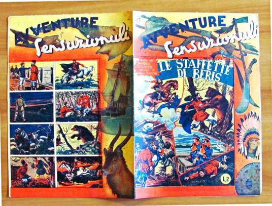 Le Staffette Di Beris - Collana Avventure Sensazionali N.13 - Sandro Cassone - copertina