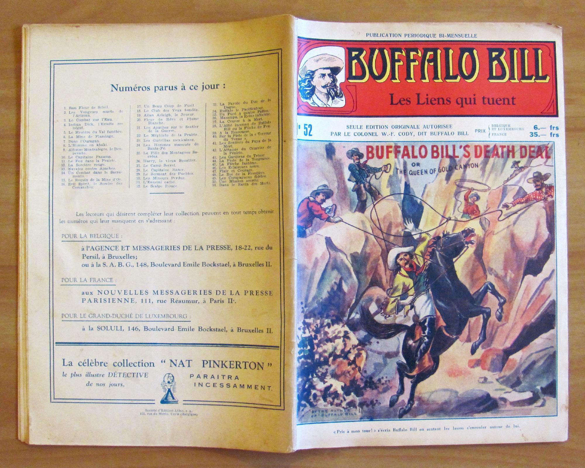 Buffalo Bill Le Heros Du Far-West N.52 - Les Liens Qui Tuent