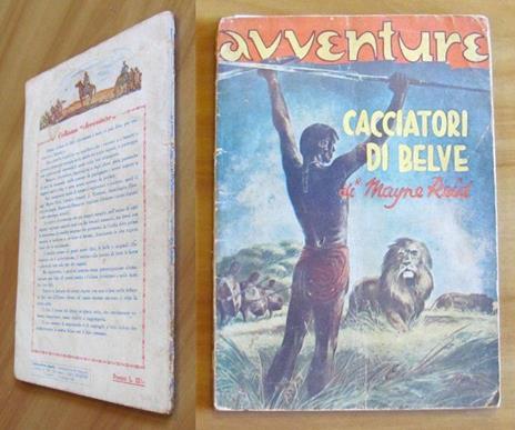 Cacciatori Di Belve - Collana Avventure Di: Cap. Mayne Reid - copertina