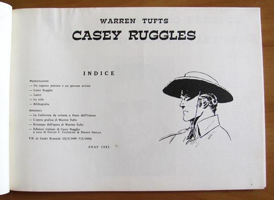 Casey Ruggles Con Le Prime 51 Tavole Domenicali - Anaf, 1982 - Warren Tufts - 3