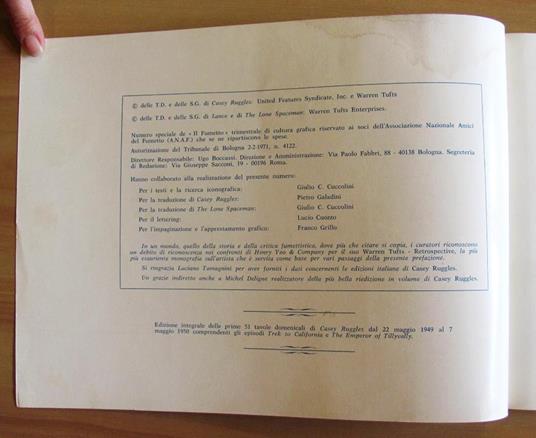 Casey Ruggles Con Le Prime 51 Tavole Domenicali - Anaf, 1982 - Warren Tufts - 4