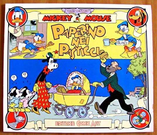 Paperino Nei Pasticci - Comic Art - copertina